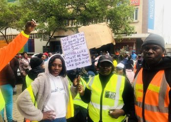 Contract workers march in Joburg demanding permanent jobs