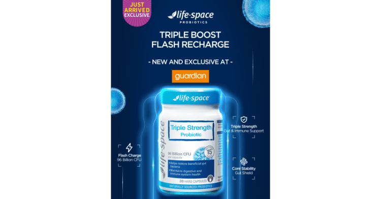 Triple the Probiotics, Triple the Relief: Life-Space Launches Triple Strength Probiotics in Singapore